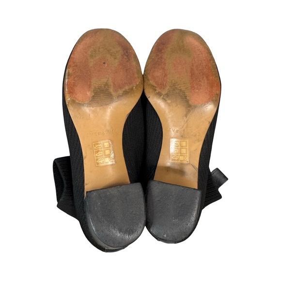 Everlane Reknit Glove Boots Size 7.5 Chunky Heel In Black Minimalist Work Office - Picture 8 of 12